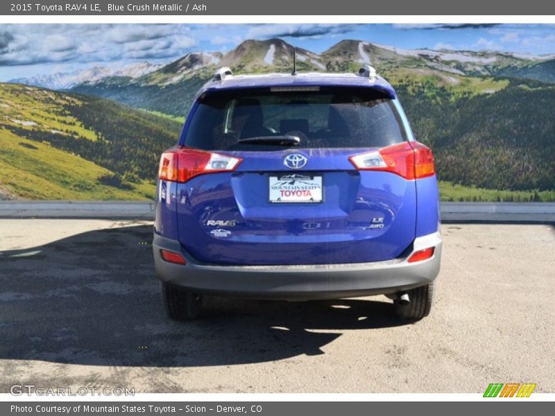 Blue Crush Metallic / Ash 2015 Toyota RAV4 LE