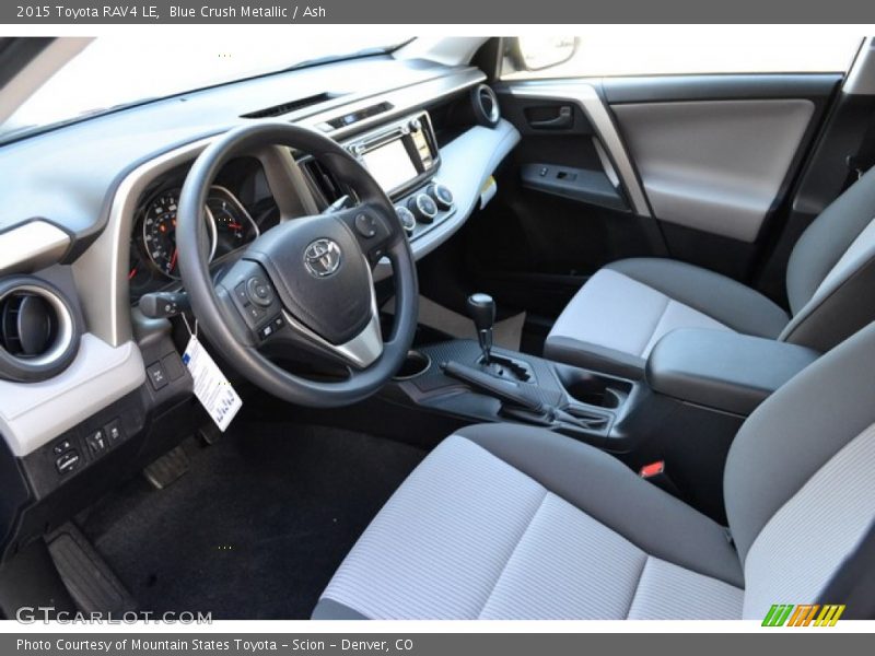 Blue Crush Metallic / Ash 2015 Toyota RAV4 LE