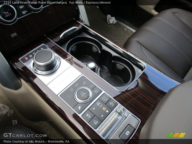 Controls of 2016 Range Rover Supercharged