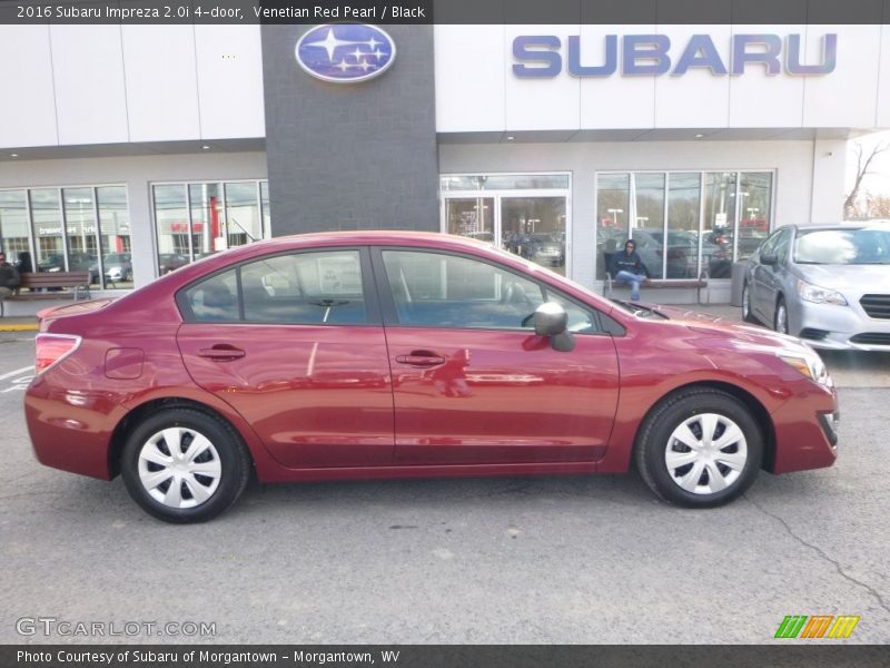 Venetian Red Pearl / Black 2016 Subaru Impreza 2.0i 4-door