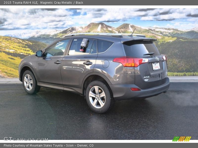 Magnetic Gray Metallic / Black 2015 Toyota RAV4 XLE