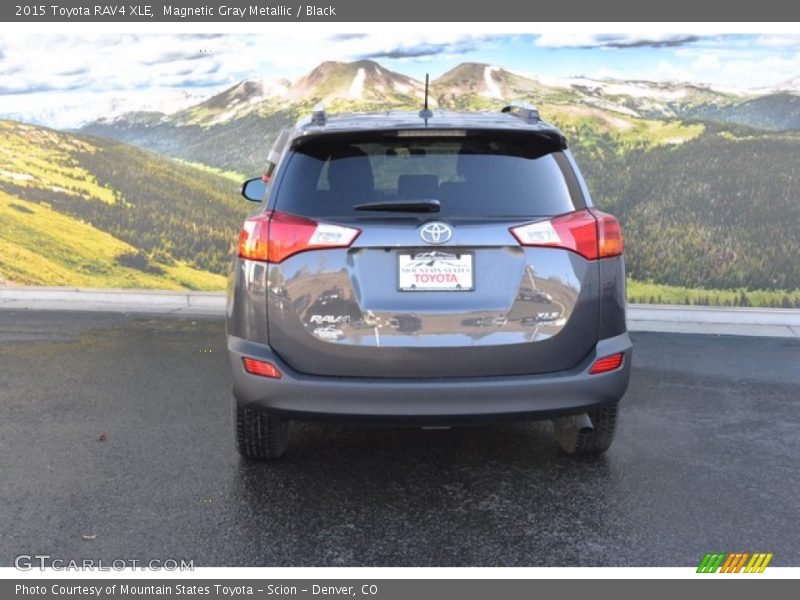 Magnetic Gray Metallic / Black 2015 Toyota RAV4 XLE