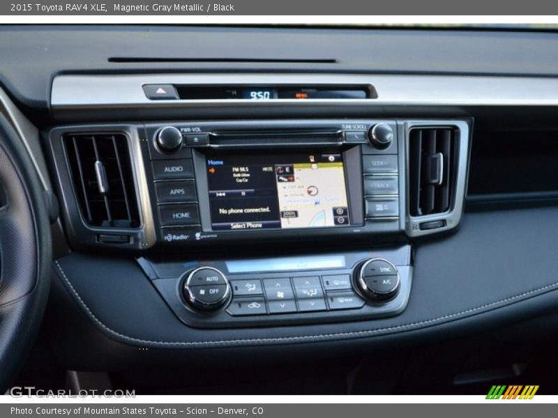 Magnetic Gray Metallic / Black 2015 Toyota RAV4 XLE