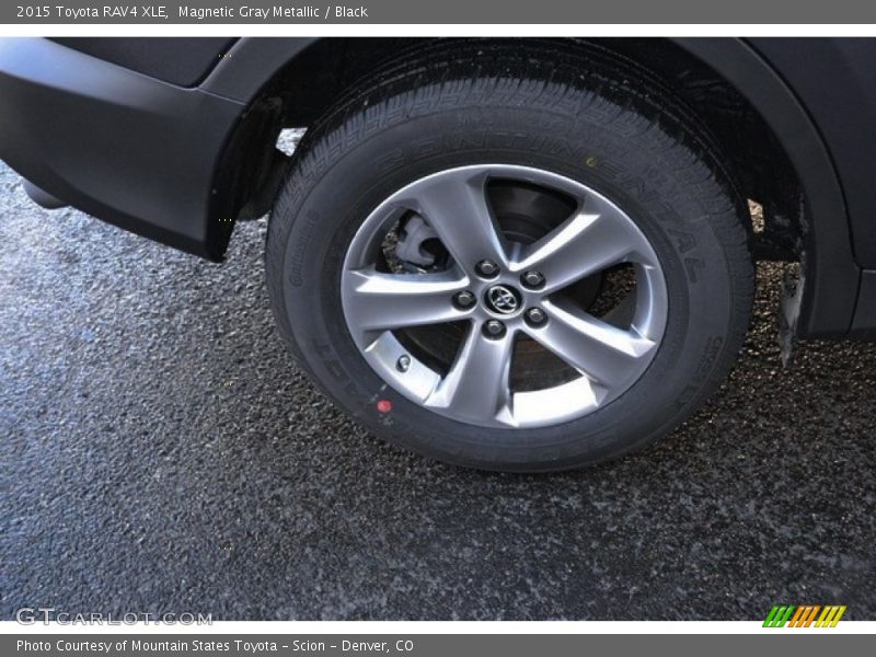 Magnetic Gray Metallic / Black 2015 Toyota RAV4 XLE
