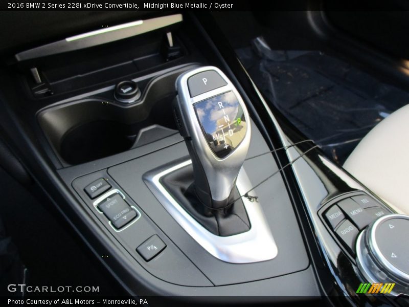 Midnight Blue Metallic / Oyster 2016 BMW 2 Series 228i xDrive Convertible