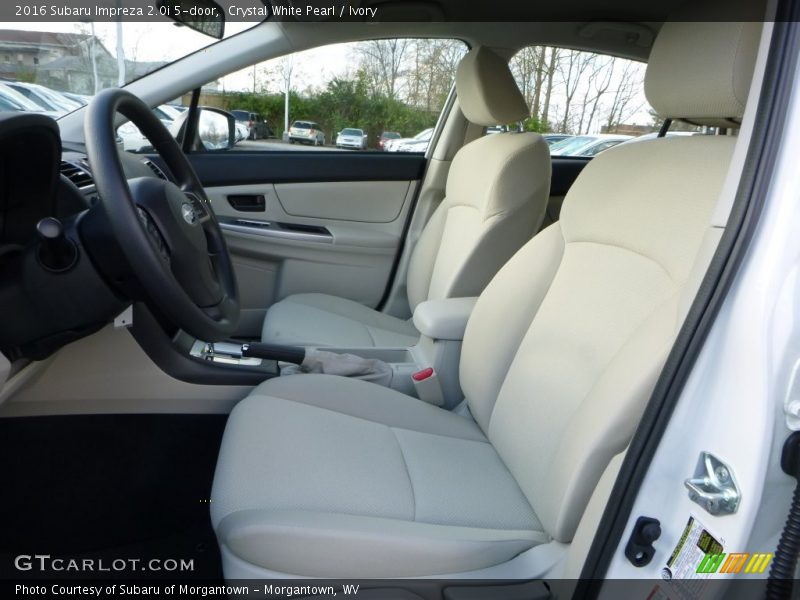 Crystal White Pearl / Ivory 2016 Subaru Impreza 2.0i 5-door