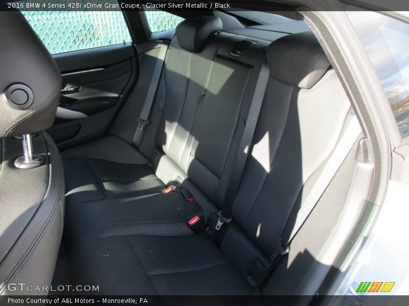 Glacier Silver Metallic / Black 2016 BMW 4 Series 428i xDrive Gran Coupe
