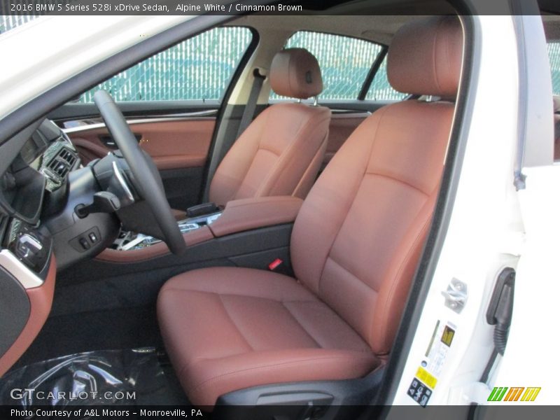 Front Seat of 2016 5 Series 528i xDrive Sedan