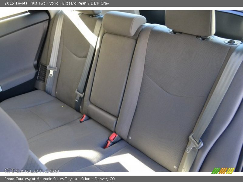 Blizzard Pearl / Dark Gray 2015 Toyota Prius Two Hybrid