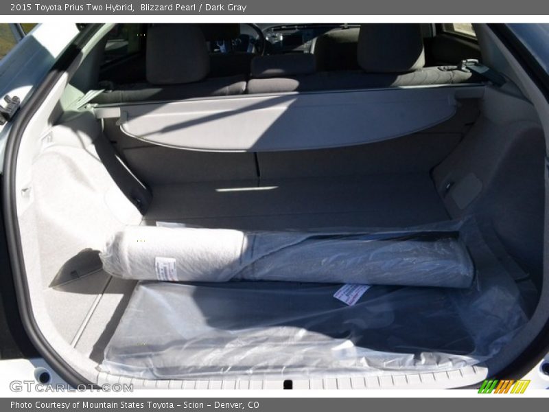 Blizzard Pearl / Dark Gray 2015 Toyota Prius Two Hybrid