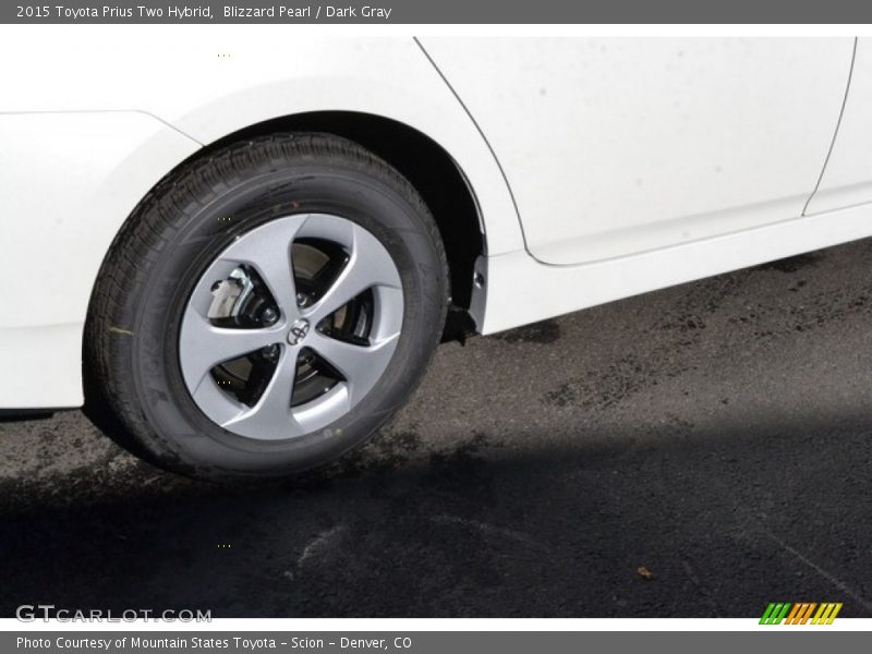 Blizzard Pearl / Dark Gray 2015 Toyota Prius Two Hybrid