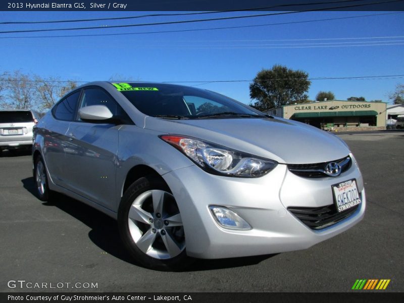 Silver / Gray 2013 Hyundai Elantra GLS