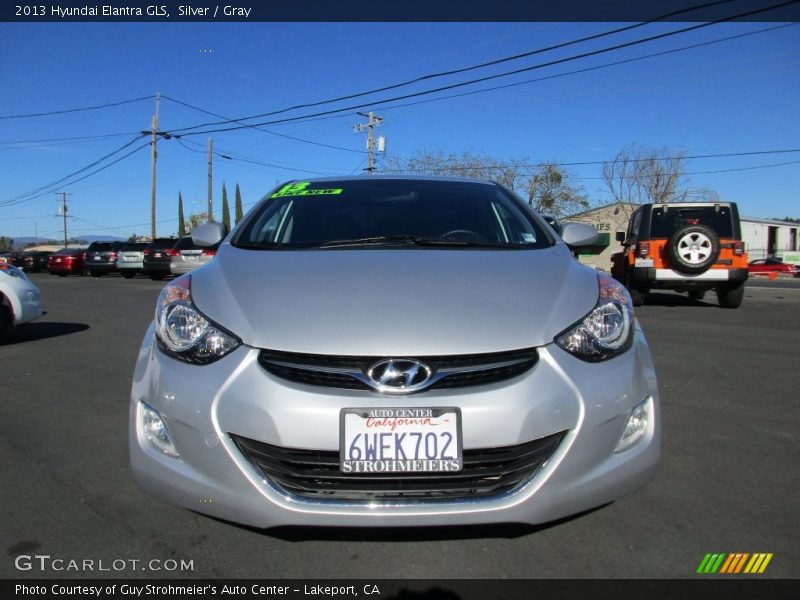 Silver / Gray 2013 Hyundai Elantra GLS