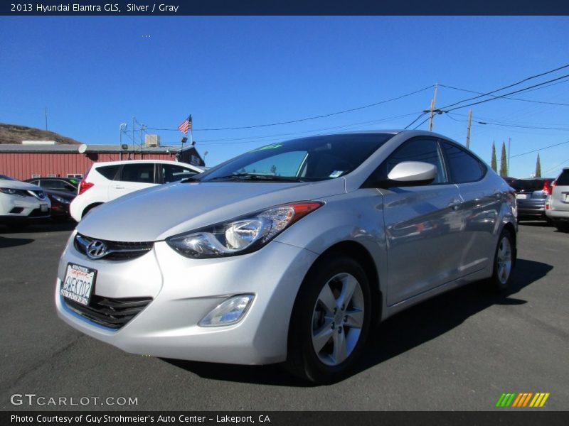 Silver / Gray 2013 Hyundai Elantra GLS