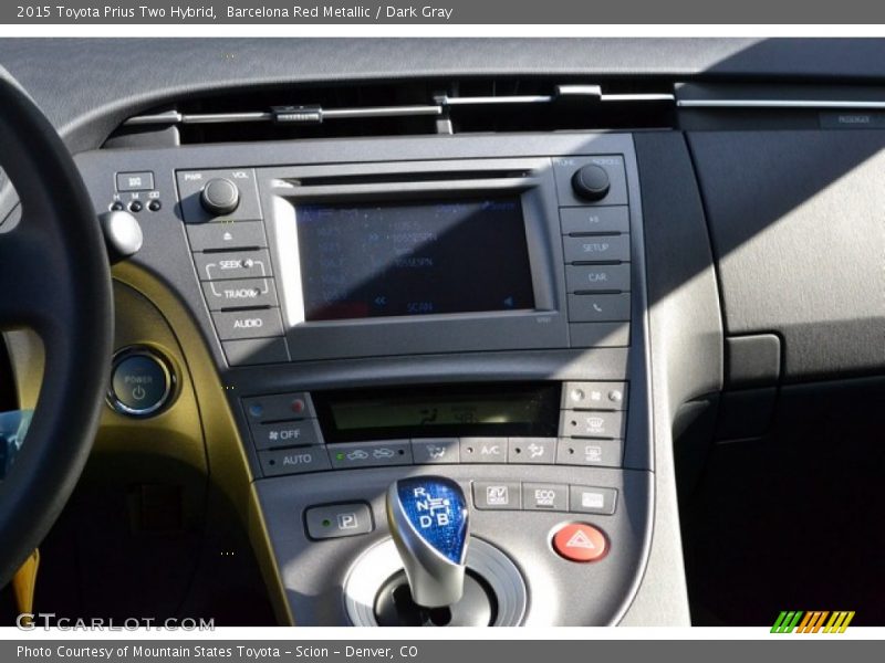 Barcelona Red Metallic / Dark Gray 2015 Toyota Prius Two Hybrid