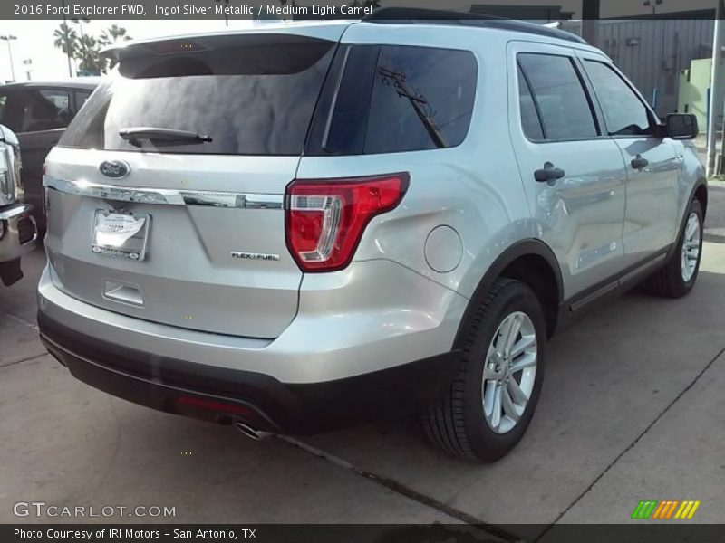 Ingot Silver Metallic / Medium Light Camel 2016 Ford Explorer FWD