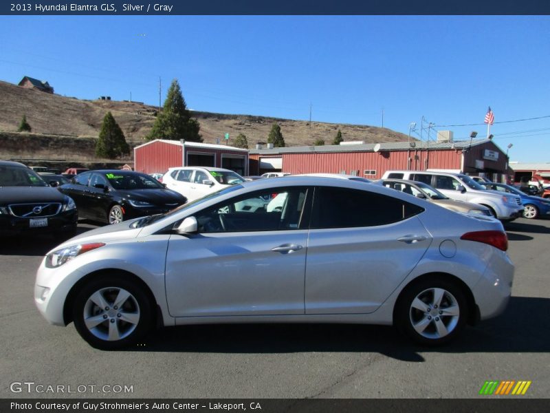 Silver / Gray 2013 Hyundai Elantra GLS