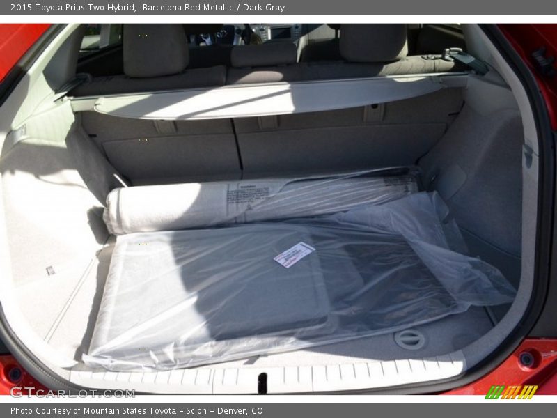 Barcelona Red Metallic / Dark Gray 2015 Toyota Prius Two Hybrid