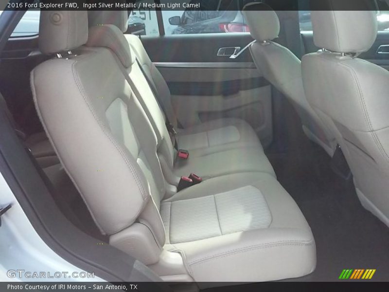 Ingot Silver Metallic / Medium Light Camel 2016 Ford Explorer FWD