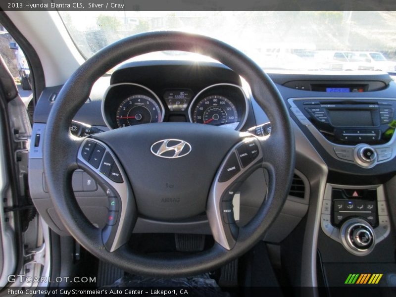 Silver / Gray 2013 Hyundai Elantra GLS