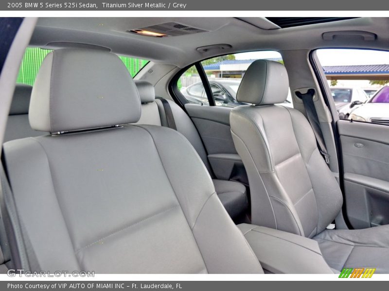 Titanium Silver Metallic / Grey 2005 BMW 5 Series 525i Sedan