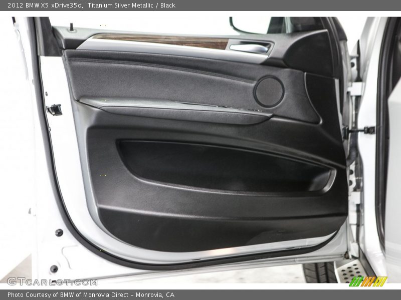 Titanium Silver Metallic / Black 2012 BMW X5 xDrive35d