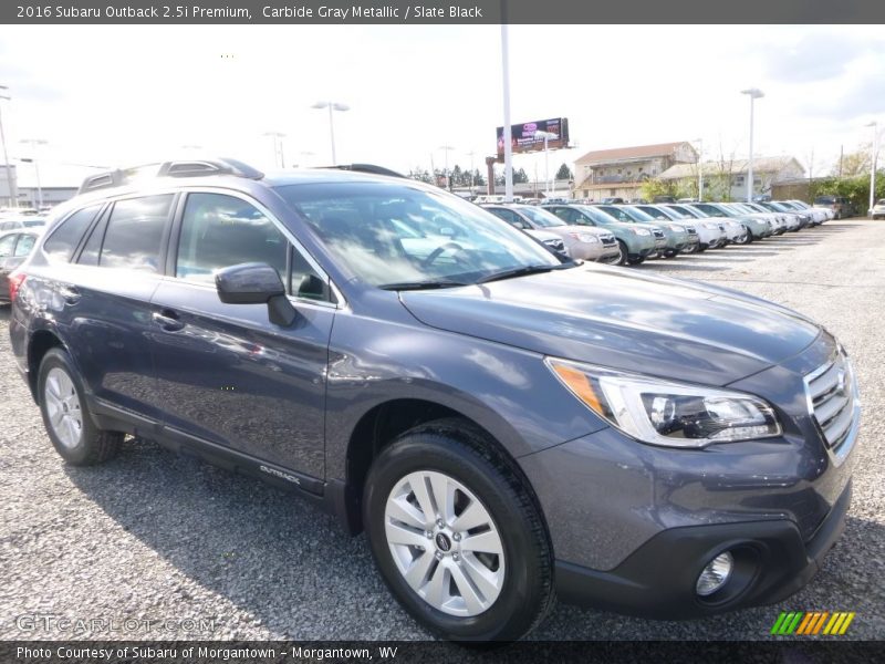 Carbide Gray Metallic / Slate Black 2016 Subaru Outback 2.5i Premium