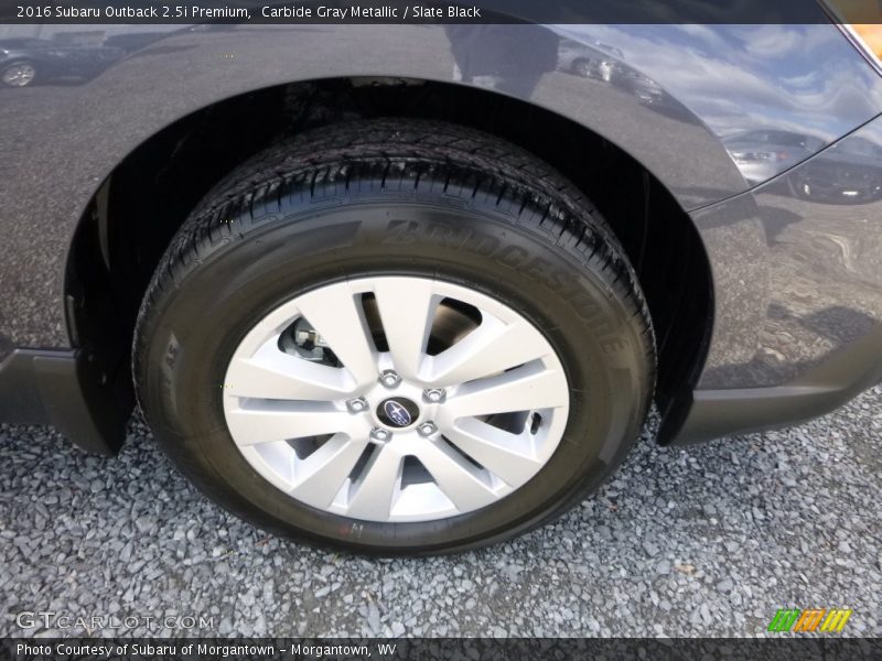 Carbide Gray Metallic / Slate Black 2016 Subaru Outback 2.5i Premium