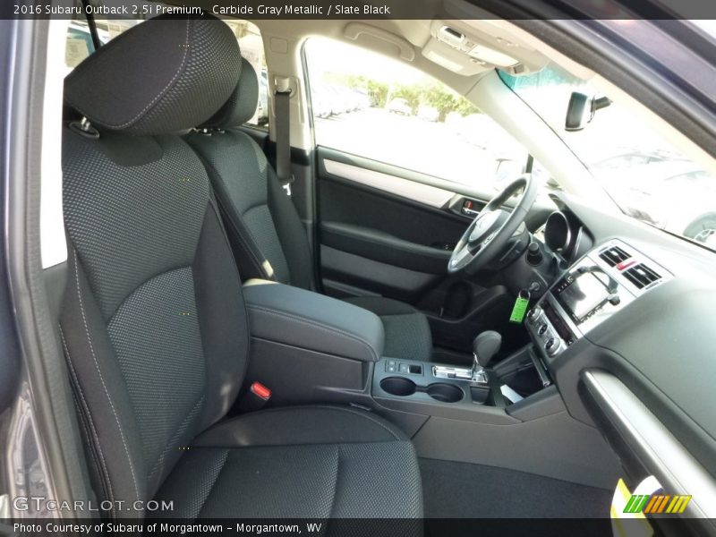 Carbide Gray Metallic / Slate Black 2016 Subaru Outback 2.5i Premium