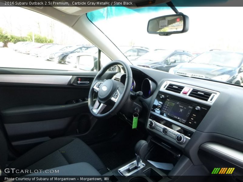 Carbide Gray Metallic / Slate Black 2016 Subaru Outback 2.5i Premium