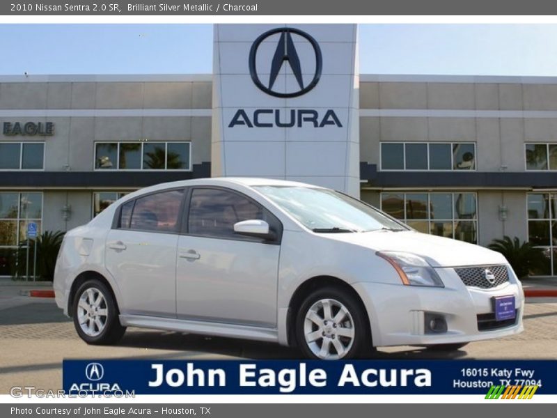Brilliant Silver Metallic / Charcoal 2010 Nissan Sentra 2.0 SR