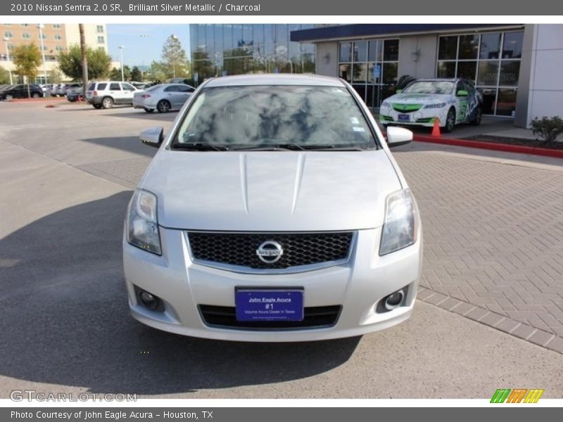 Brilliant Silver Metallic / Charcoal 2010 Nissan Sentra 2.0 SR