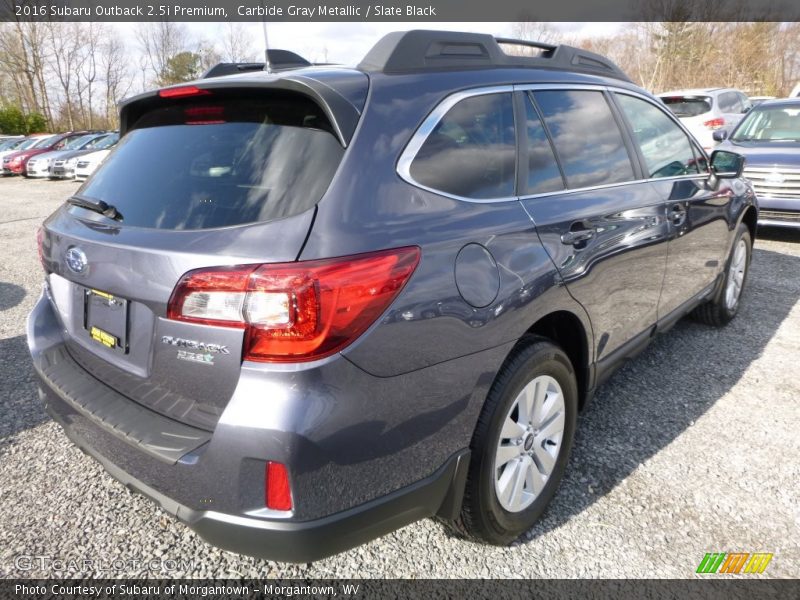 Carbide Gray Metallic / Slate Black 2016 Subaru Outback 2.5i Premium