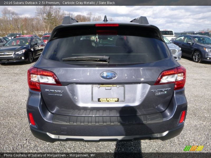 Carbide Gray Metallic / Slate Black 2016 Subaru Outback 2.5i Premium