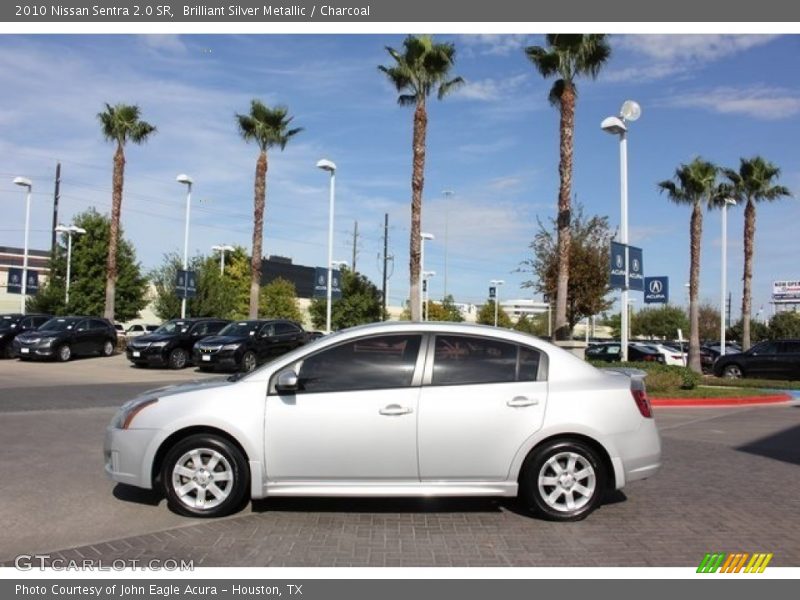 Brilliant Silver Metallic / Charcoal 2010 Nissan Sentra 2.0 SR