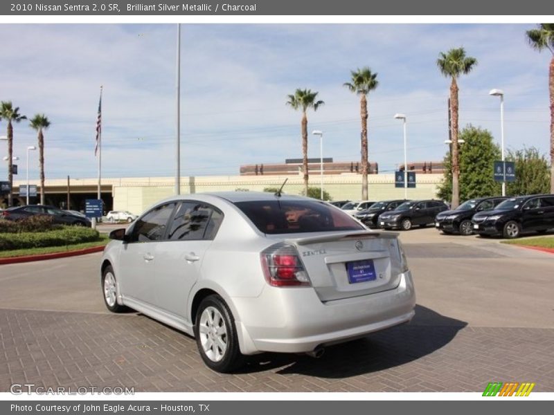 Brilliant Silver Metallic / Charcoal 2010 Nissan Sentra 2.0 SR