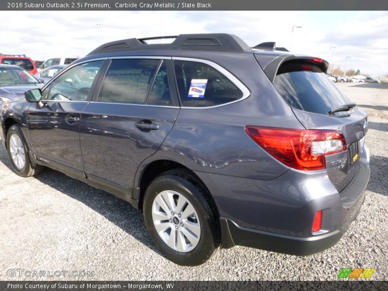 Carbide Gray Metallic / Slate Black 2016 Subaru Outback 2.5i Premium