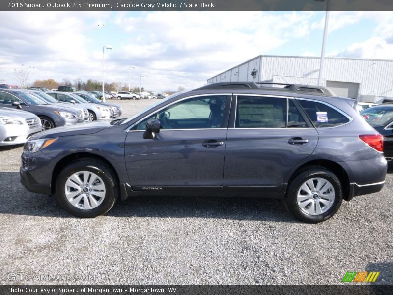 Carbide Gray Metallic / Slate Black 2016 Subaru Outback 2.5i Premium