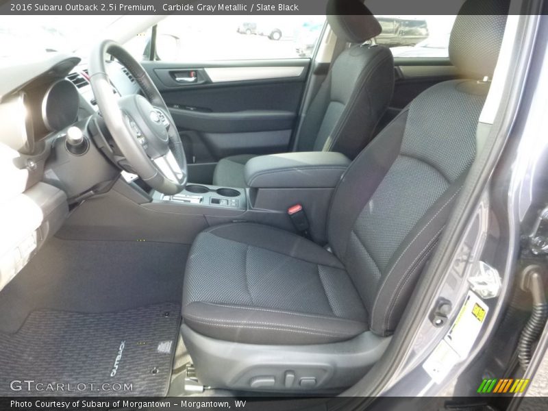 Carbide Gray Metallic / Slate Black 2016 Subaru Outback 2.5i Premium