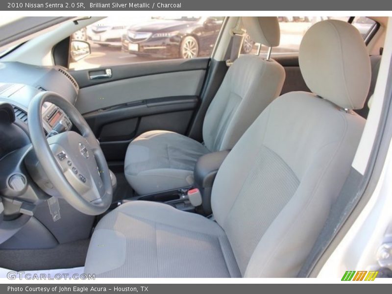 Brilliant Silver Metallic / Charcoal 2010 Nissan Sentra 2.0 SR