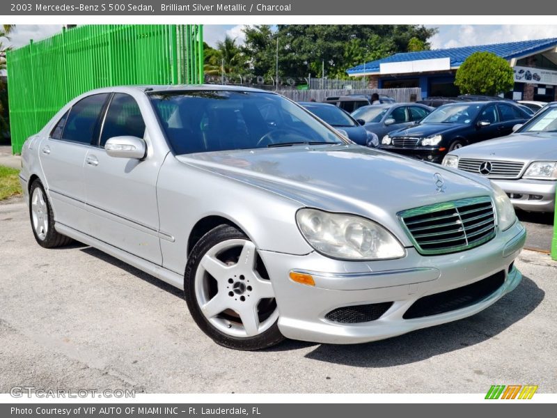 Front 3/4 View of 2003 S 500 Sedan