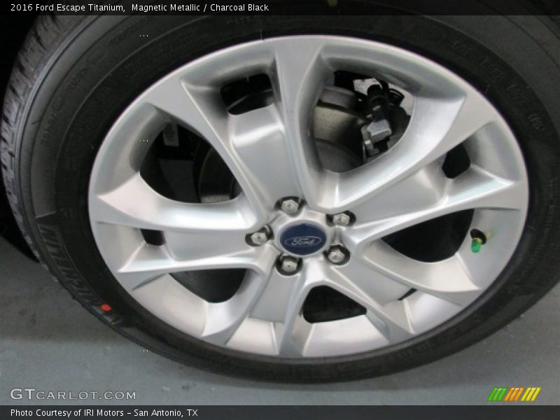 Magnetic Metallic / Charcoal Black 2016 Ford Escape Titanium