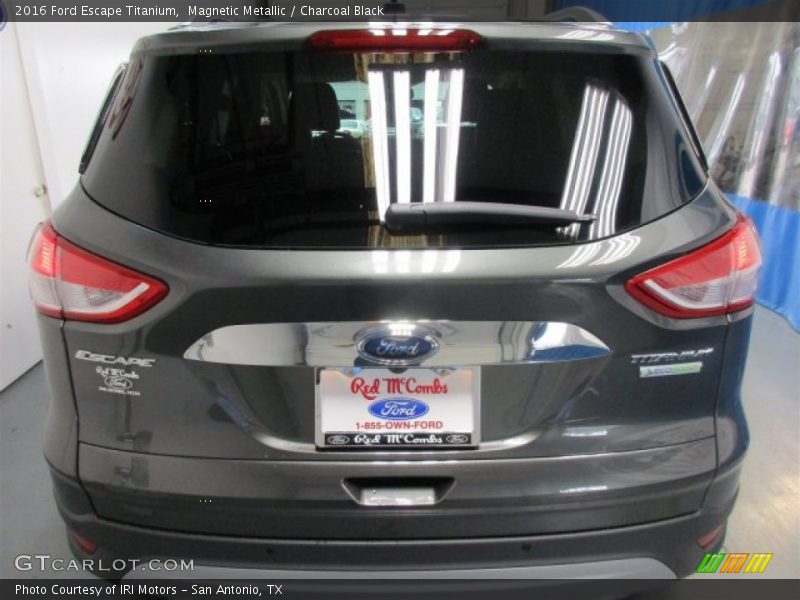 Magnetic Metallic / Charcoal Black 2016 Ford Escape Titanium