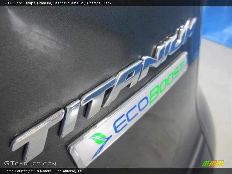Magnetic Metallic / Charcoal Black 2016 Ford Escape Titanium