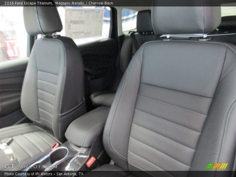Magnetic Metallic / Charcoal Black 2016 Ford Escape Titanium