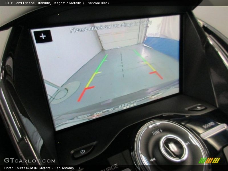 Magnetic Metallic / Charcoal Black 2016 Ford Escape Titanium