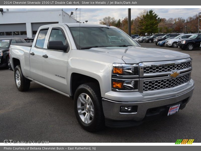 Silver Ice Metallic / Jet Black/Dark Ash 2014 Chevrolet Silverado 1500 LT Double Cab 4x4