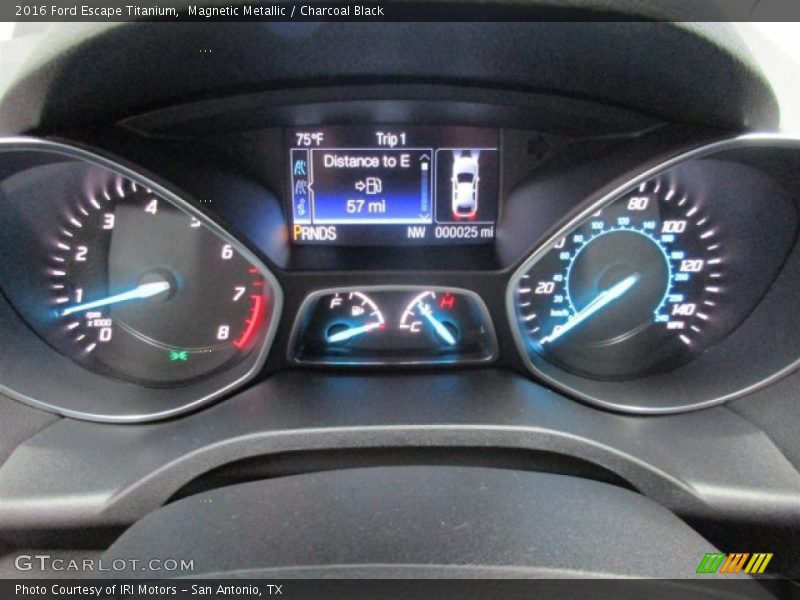 Magnetic Metallic / Charcoal Black 2016 Ford Escape Titanium