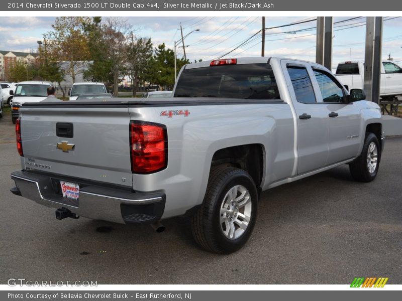 Silver Ice Metallic / Jet Black/Dark Ash 2014 Chevrolet Silverado 1500 LT Double Cab 4x4