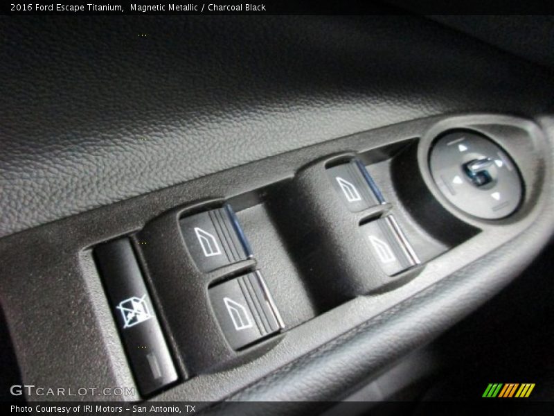 Magnetic Metallic / Charcoal Black 2016 Ford Escape Titanium